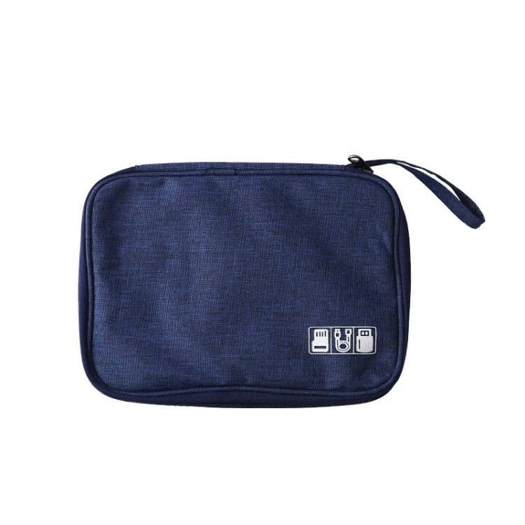 Power Hard Drive Digital Accessories Dustproof Storage Bag, Style: Data Cable Bag (Navy) - Hard Drive Bags & Cases by buy2fix | Online Shopping UK | buy2fix