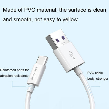 ROMOSS CB304 5A USB to Type-C Data Cable, Length: 0.2m -  by ROMOSS | Online Shopping UK | buy2fix