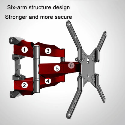 NORTH BAYOU Telescopic Swivel TV Monitor Wall Mount Bracket For 32-52 inch - Consumer Electronics by NORTH BAYOU | Online Shopping UK | buy2fix