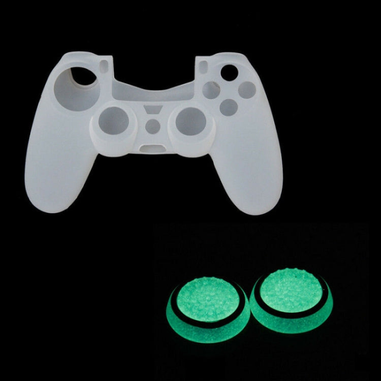 10 PCS Gamepad Silicone Luminous Button Cap Rocker Cap For PS5/PS4/PS3/ONE/360/PRO/series X/S(Black White Circle) - Cases by buy2fix | Online Shopping UK | buy2fix