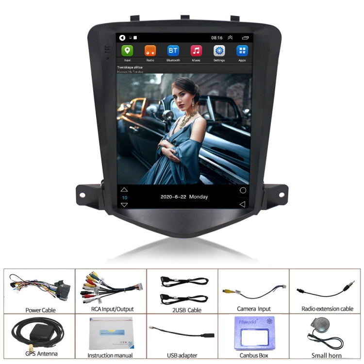 For Chevrolet Cruze 9.7 inch Navigation Integrated Machine, Style: Standard(2+32G) - In Car by buy2fix | Online Shopping UK | buy2fix