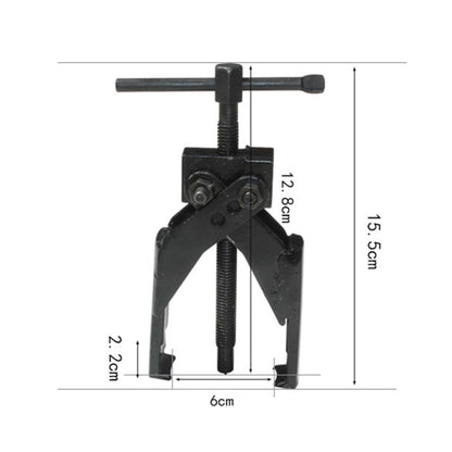 Two-claw Cross Spiral Bearing Removing Wheel Pulpper(15.5 cm) - In Car by buy2fix | Online Shopping UK | buy2fix