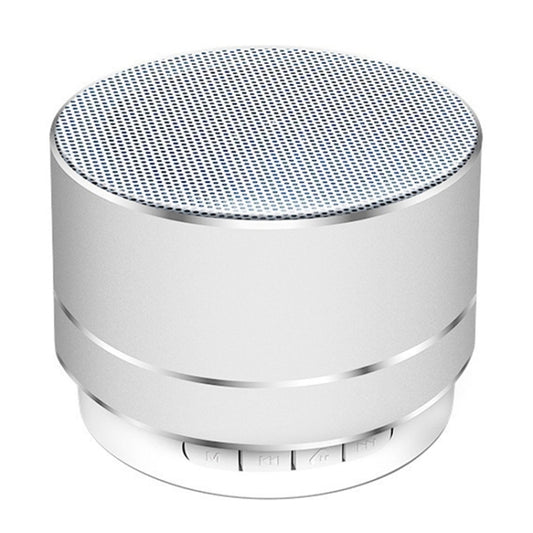 A10 Mini Metal Wireless Bluetooth Speaker(Silver) - Mini Speaker by buy2fix | Online Shopping UK | buy2fix