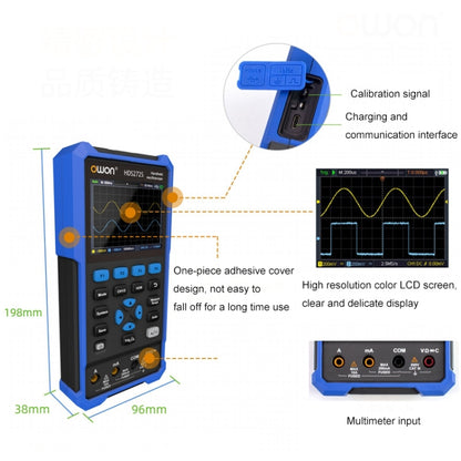 OWON VC101A (3 3/4) Oscilloscope Signal Source Multifunctional All-in-one Multimeter HDS2102S Standard - Consumer Electronics by buy2fix | Online Shopping UK | buy2fix