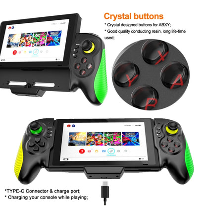 STK-7037 For Switch Game Controller with 6-axis Somatosensory Burst Function(Yellow Green) - Gamepads by buy2fix | Online Shopping UK | buy2fix