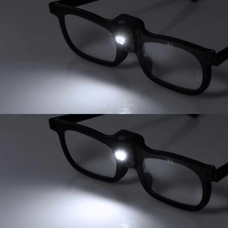 Glasses-Type Painting and Reading Magnifying Glass with 2LED Lights, Specification: 19156-3A - Consumer Electronics by buy2fix | Online Shopping UK | buy2fix