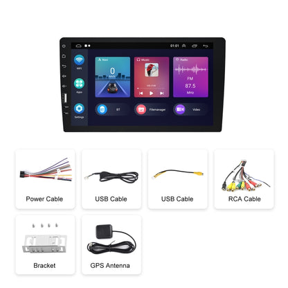 A3236 9 inch Android 11 Single Butt MP5 Player, Style: Carplay 2+32G(Standard) - In Car by buy2fix | Online Shopping UK | buy2fix