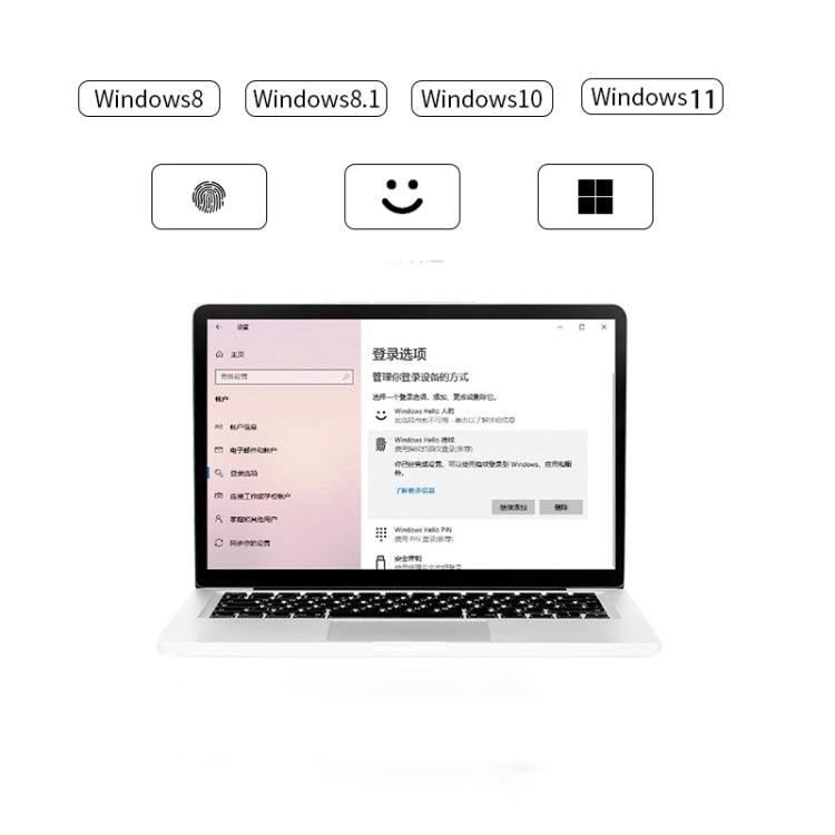 TRU9 Type-C USB  Fingerprint Reader Module for Windows 7 /10 /11 Hello Dongle - Computer & Networking by buy2fix | Online Shopping UK | buy2fix
