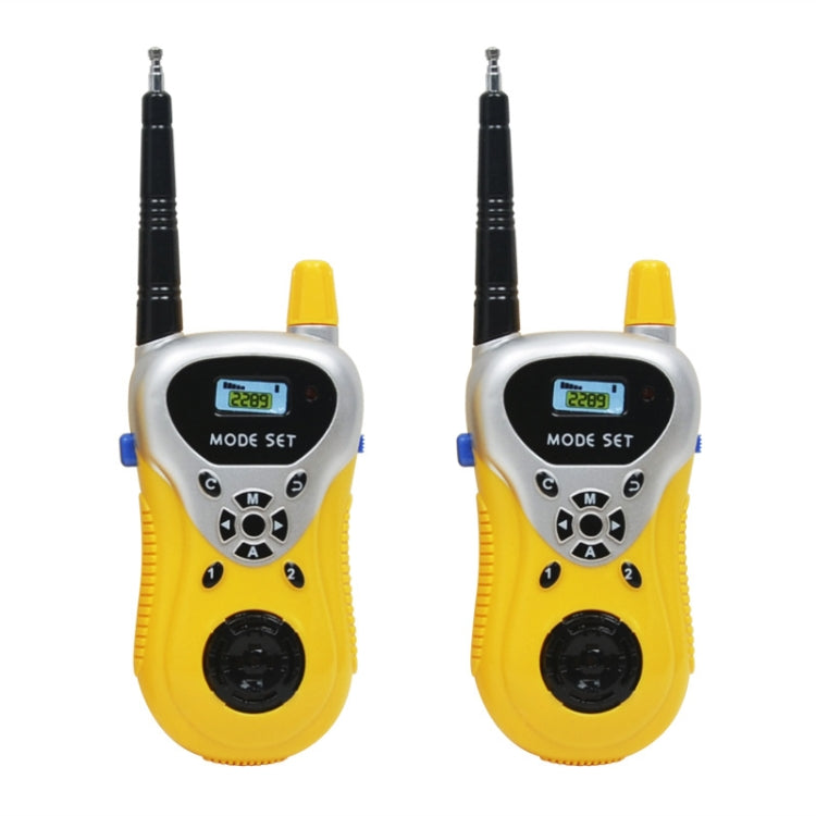 2289 1 Pair Children Mini Walkie Talkie Toys Wireless Talking Outdoor Interactive Toys(Yellow) - Children by buy2fix | Online Shopping UK | buy2fix