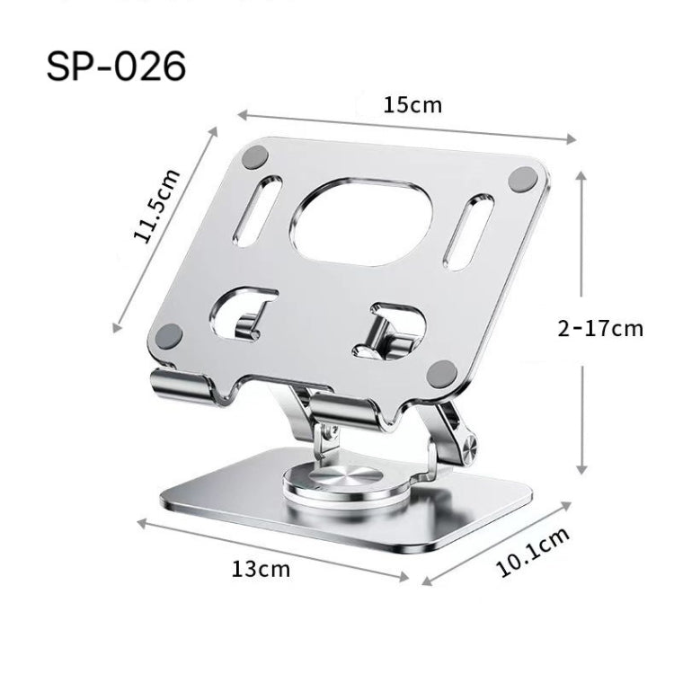 SP-026 360-degree Rotating Universal Desktop Tablet Folding Bracket(Gray) - Computer & Networking by buy2fix | Online Shopping UK | buy2fix