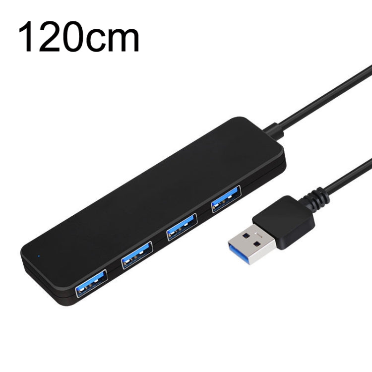 AB3-L42 4 Ports Concentrator High Speed HUB 5G Extension Dock USB3.0 HUB Length: 120cm - USB 3.0 HUB by buy2fix | Online Shopping UK | buy2fix