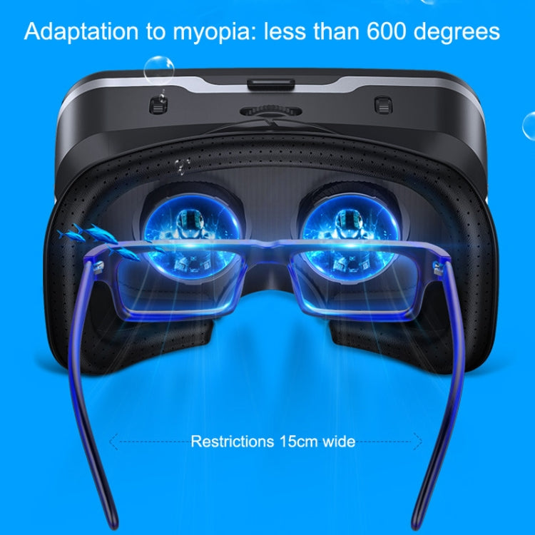 VRSHINECON G04EA+B01 Handle 7th VR Glasses 3D Virtual Reality Game Digital Glasses With Headset - Consumer Electronics by VRSHINECON | Online Shopping UK | buy2fix