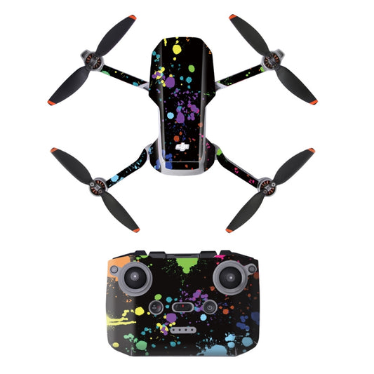 Sunnylife MM2-TZ452 For DJI Mini 2 Waterproof PVC Drone Body + Arm + Remote Control Decorative Protective Stickers Set(Watercolor Splash Ink) - Stickers by Sunnylife | Online Shopping UK | buy2fix