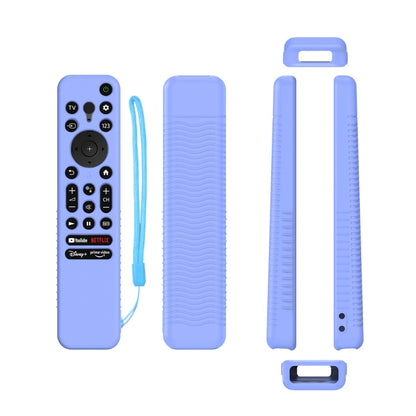 Y56 Voice Remote Silicone Anti-Fall Protective Case For Sony RMF-TX800U/C/P/T/900U(Luminous Blue) - Remote Control Covers by buy2fix | Online Shopping UK | buy2fix