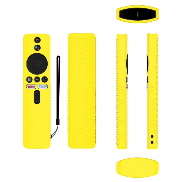 For Xiaomi 4K TV Stick Y48 Remote Control Anti-Drop Silicone Protective Cover(Yellow) - Consumer Electronics by buy2fix | Online Shopping UK | buy2fix