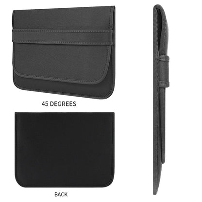 17 Inch Neoprene Laptop Lining Bag Horizontal Section Flap Clutch Bag(Black) - 15.6 - 17 inch by buy2fix | Online Shopping UK | buy2fix