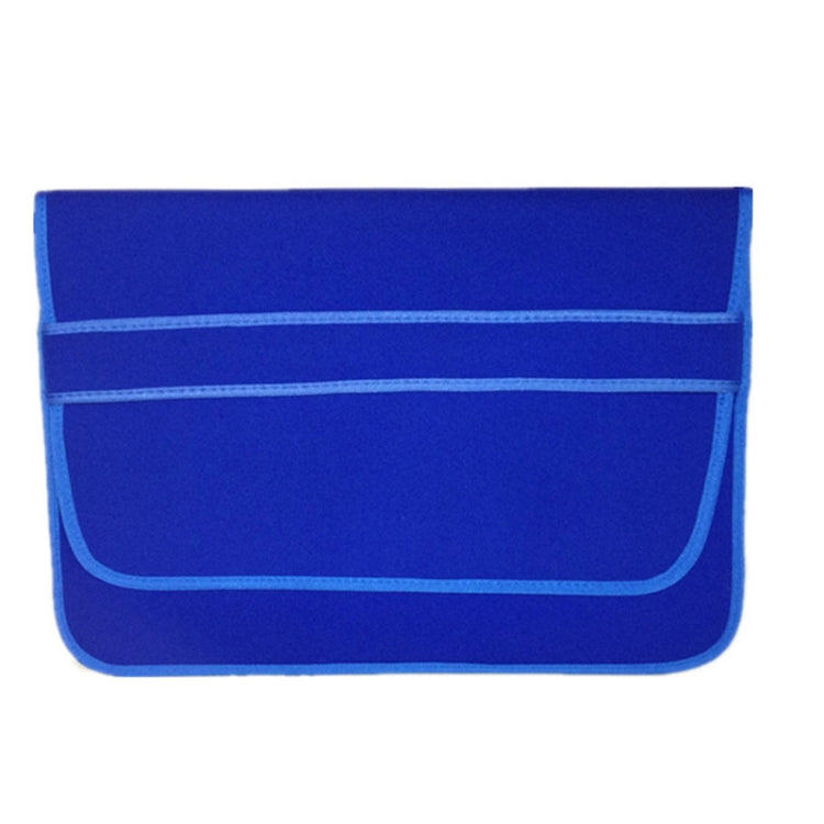 17 Inch Neoprene Laptop Lining Bag Horizontal Section Flap Clutch Bag(Blue) - 15.6 - 17 inch by buy2fix | Online Shopping UK | buy2fix