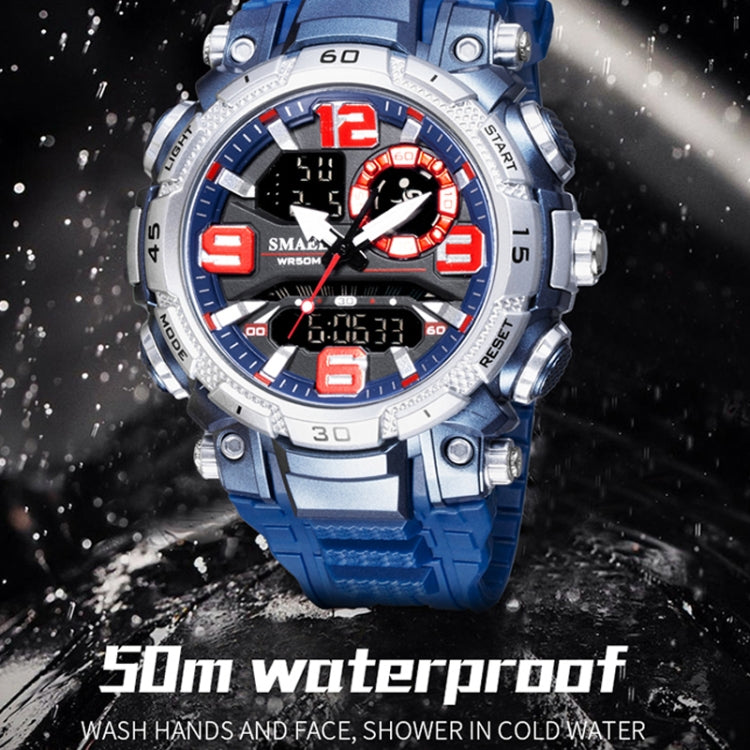 SMAEL 1921 Outdoor Sports Waterproof Men Luminous Time Watch Electronic Watch(Orange) - LED Digital Watches by SMAEL | Online Shopping UK | buy2fix