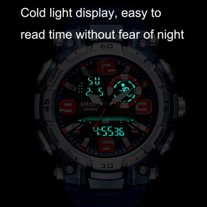 SMAEL 1921 Outdoor Sports Waterproof Men Luminous Time Watch Electronic Watch(Deep Blue) - LED Digital Watches by SMAEL | Online Shopping UK | buy2fix