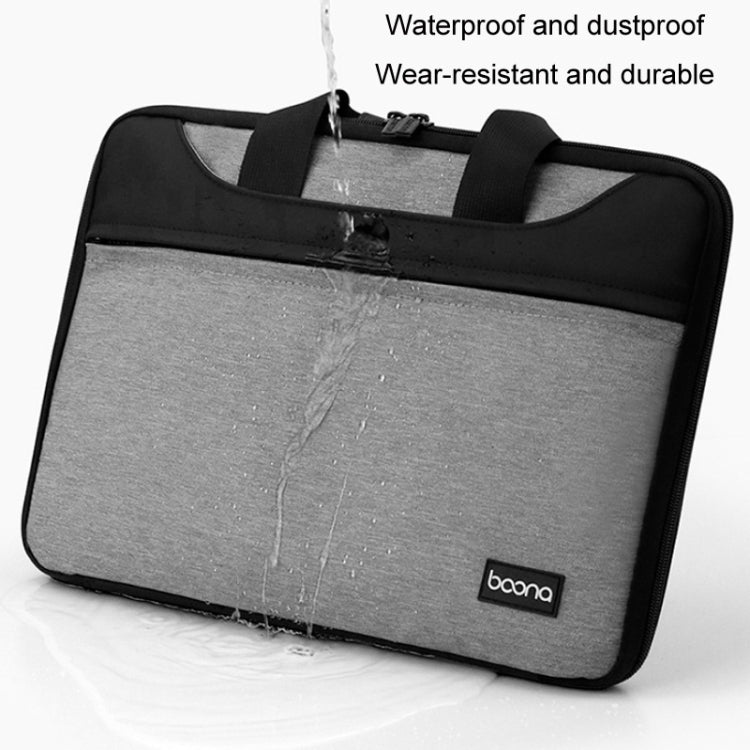 Baona BN-I003 Oxford Cloth Full Open Portable Waterproof Laptop Bag, Size: 13/13.3 inches(Black+Power Bag) -  by Baona | Online Shopping UK | buy2fix