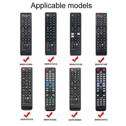 For Samsung BN59-01303A/01199F 2pcs Remote Control Case(Fluorescent Green) - Consumer Electronics by buy2fix | Online Shopping UK | buy2fix