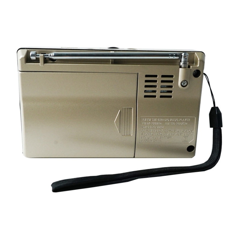 BAIJIALI PX-52U Brown Multi-band Retro Pointer Radio USB Plug In Card Radios - Consumer Electronics by BAIJIALI | Online Shopping UK | buy2fix