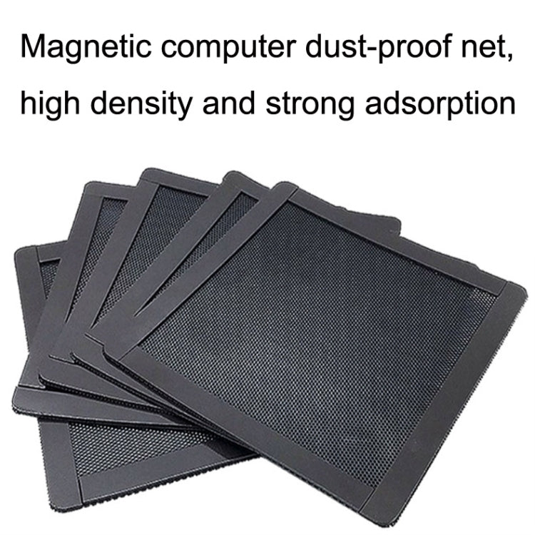 10pcs 12cm With Magnetic Suction PVC Cooling Fan Dust Net Desktop Computer Industrial Fan Filter Cover -  by buy2fix | Online Shopping UK | buy2fix