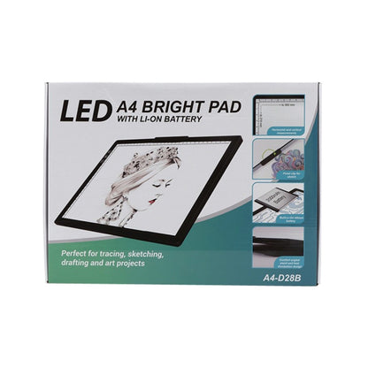 A4-D28B Rechargeable Copy Desk Drawing Board, Specification: With Charging Line+EU Plug Adapter - Consumer Electronics by buy2fix | Online Shopping UK | buy2fix