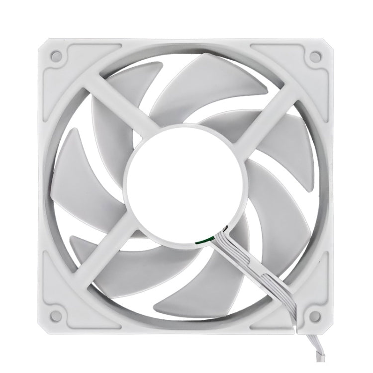 MF14025 4pin High Air Volume Low Noise High Wind Pressure FDB Magnetic Suspension Chassis Fan 2500rpm (White) -  by buy2fix | Online Shopping UK | buy2fix