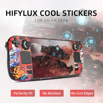 For Steam Deck Hifylux ST-SF12 Game Console Film Handheld Anti-scratch Protection Sticker(Aurora Red) - Accessories by buy2fix | Online Shopping UK | buy2fix