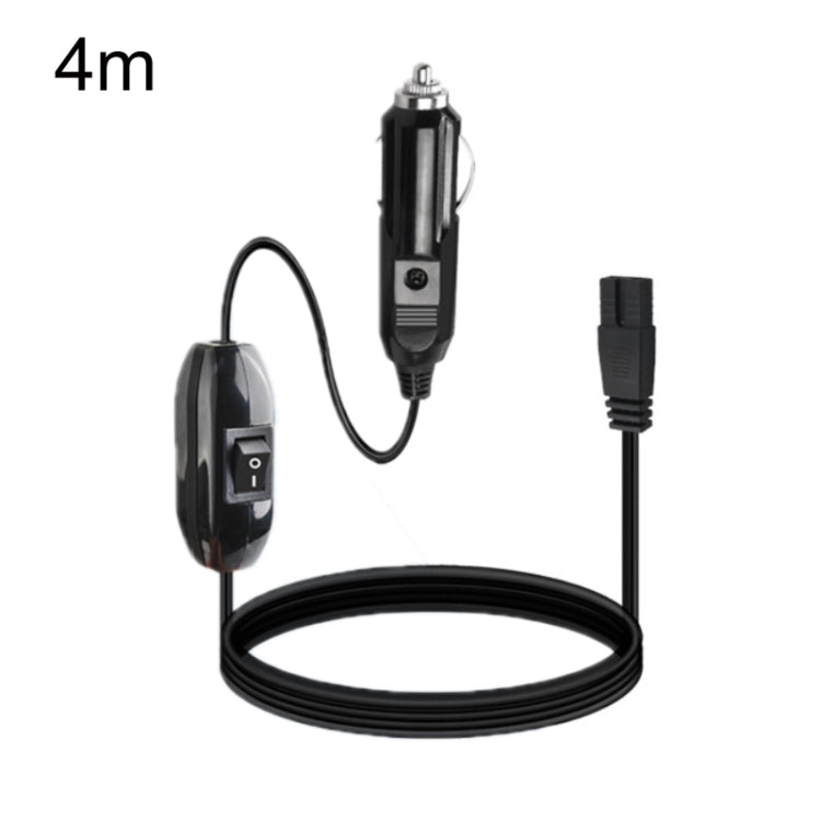 12V/24V Car Refrigerator Cable B Suffix Cigarette Lighter Plug Power Cord, Length: 4m With Switch -  by buy2fix | Online Shopping UK | buy2fix