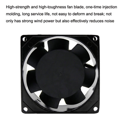 SMUOM SF8025AT 110V Double Ball Bearing 8cm Silent Chassis Cabinet Cooling Fan -  by SMUOM | Online Shopping UK | buy2fix