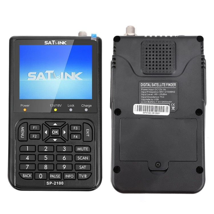 SATLINK SP-2100 HD Finder Meter Handheld Satellite Meter(US Plug) -  by SATLINK | Online Shopping UK | buy2fix