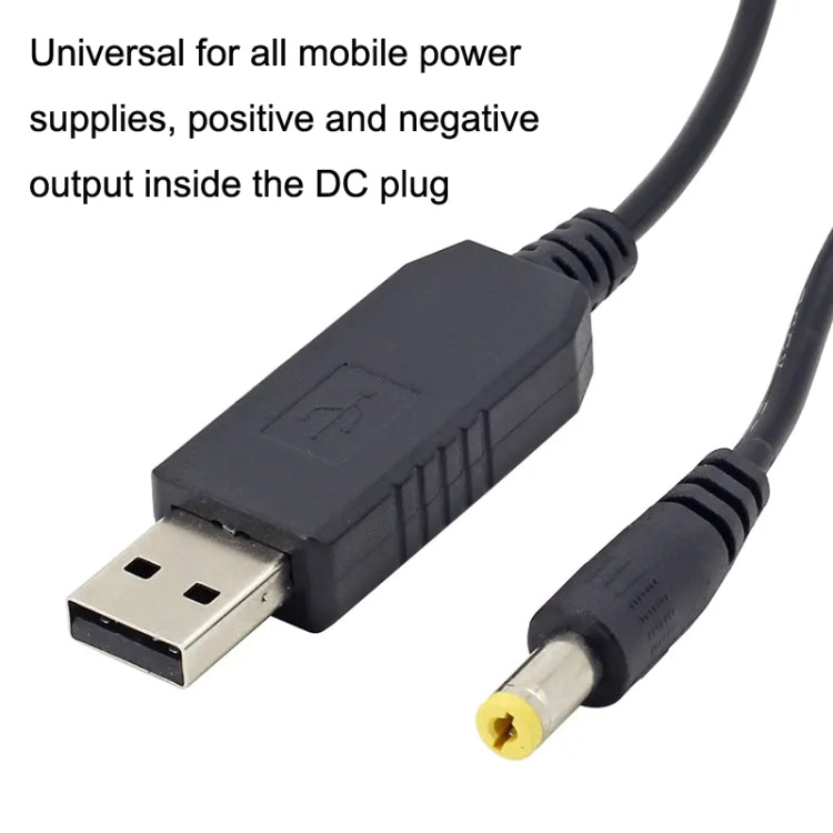 2pcs DC 5V To 9V USB Booster Cable Mobile Power Router Power Cord - Power Cord by buy2fix | Online Shopping UK | buy2fix