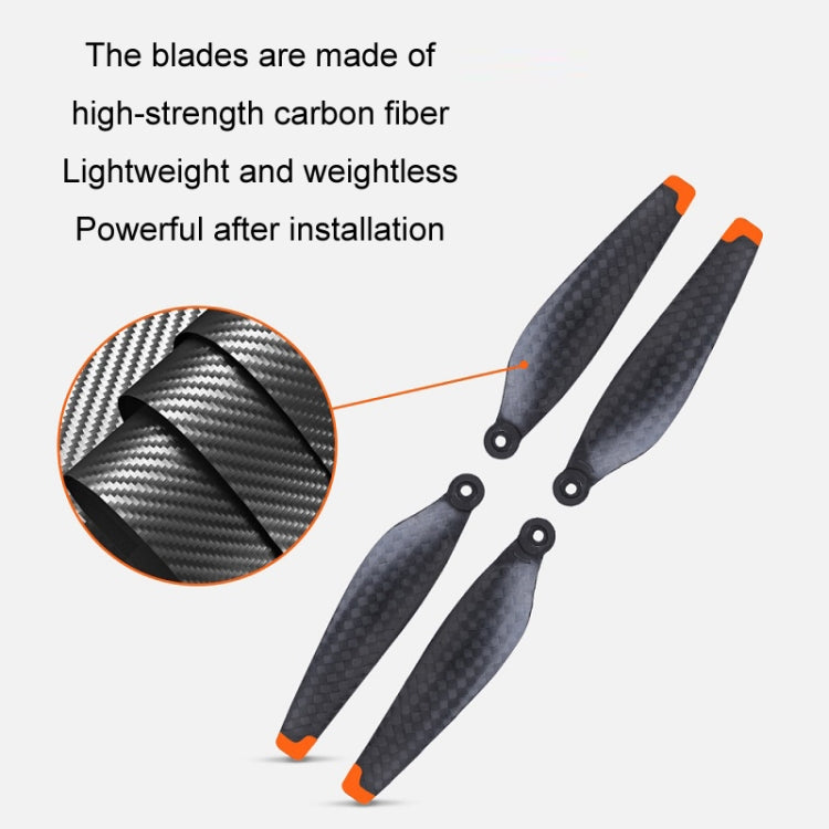 For DJI Mavic Mini 3Pro RCSTQ Drone Carbon Fiber Flight Propellers 2pair - DIY Propeller by RCSTQ | Online Shopping UK | buy2fix