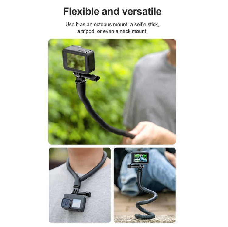 TELESIN Flexible Mount Bracket Octopus Tripod For Mini Action Camera and Mobile Phone,Spec: With Phone Clip Kit - Holder by TELESIN | Online Shopping UK | buy2fix