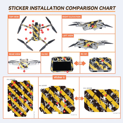 For DJI Mini 3 Pro Remote Control Body Sticker ,Spec: RC With Screen(Domineering Eagle) - Stickers by RCSTQ | Online Shopping UK | buy2fix