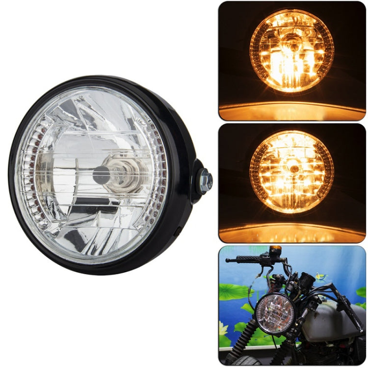 Motorcycle 7 Inch LED Headlight Angel Ring With Steering Function(No Bracket) - Headlights by buy2fix | Online Shopping UK | buy2fix