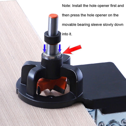 8 In 1 Aluminum Alloy 35mm Hinge Opener Hinge Punch Positioning Tool - Others by buy2fix | Online Shopping UK | buy2fix