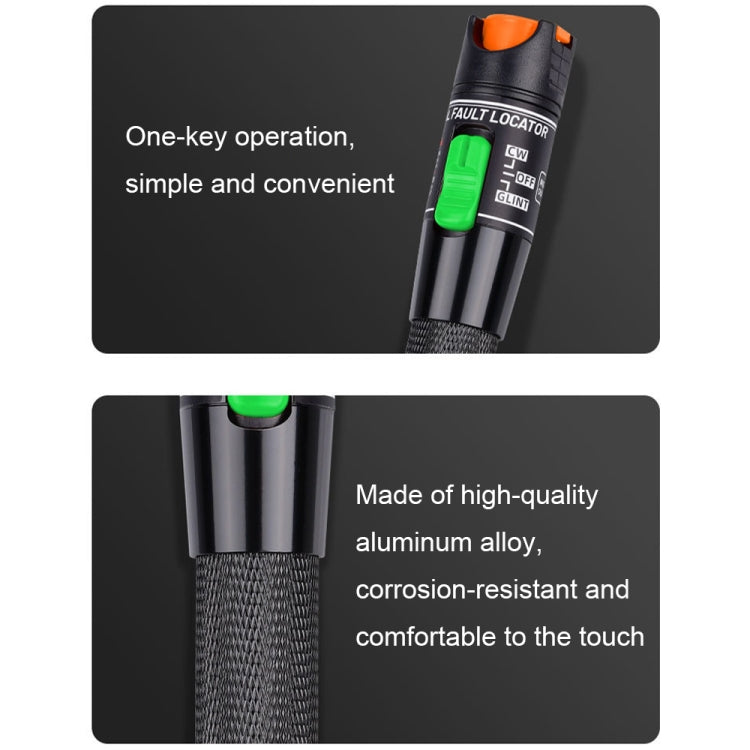 1-60 km Optical Fiber Red Light Pen 5/10/15/20/30/50/60MW Red Light Source Light Pen, Specification: 20mW Green - Fiber Receiver by buy2fix | Online Shopping UK | buy2fix