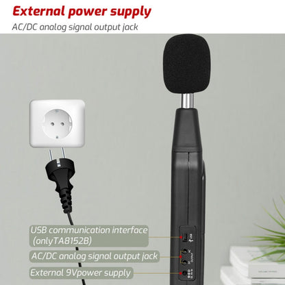 TASI TA8152B Noise Measurement Sound Decibel Meter - Light & Sound Meter by TASI | Online Shopping UK | buy2fix