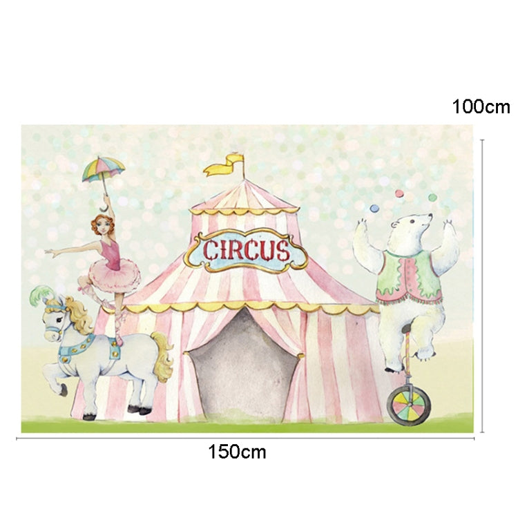 150 x 100cm Circus Clown Show Party Photography Background Cloth Decorative Scenes(MDZ00334) -  by buy2fix | Online Shopping UK | buy2fix