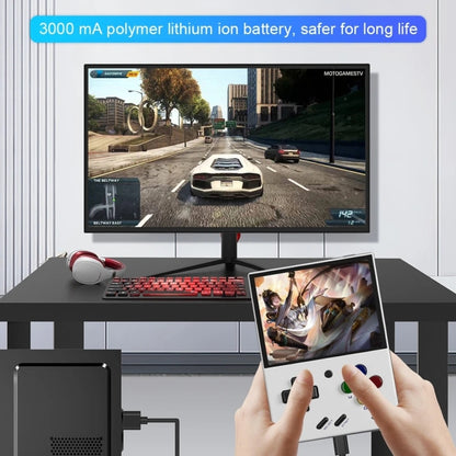 Miyoo Mini Plus 3.5 Inch IPS Screen Retro Handheld Game Console 128GB 28K Games(Grey) - Pocket Console by buy2fix | Online Shopping UK | buy2fix