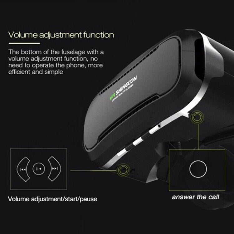 3D Virtual Reality Gaming Glasses Immersive VR Smart Glasses(Black) - VR Headset by buy2fix | Online Shopping UK | buy2fix