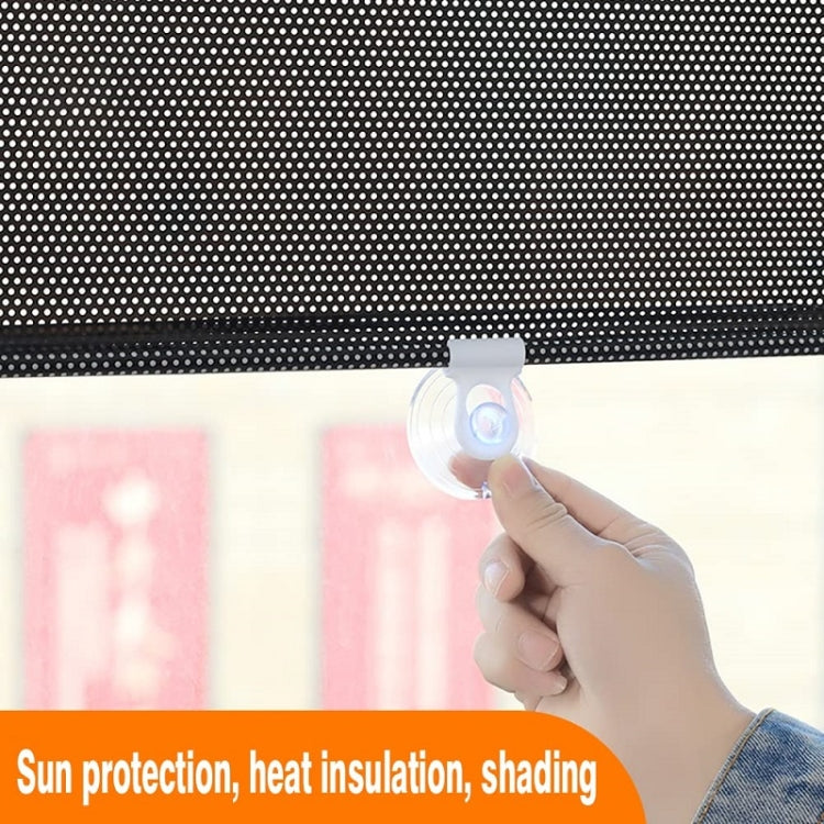 50x125cm Laser Silver Suction Cup Telescopic Car Sun Protection Blackout Curtain - Window Foils & Solar Protection by buy2fix | Online Shopping UK | buy2fix