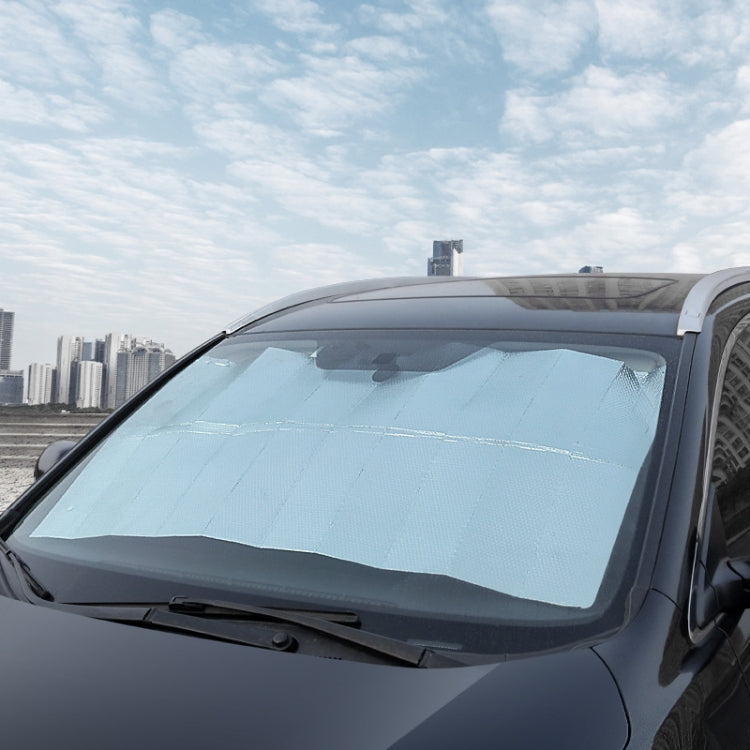 130x70cm Car Front Windshield Sun Protection Heat Insulation Foldable Sunshade - Window Foils & Solar Protection by buy2fix | Online Shopping UK | buy2fix