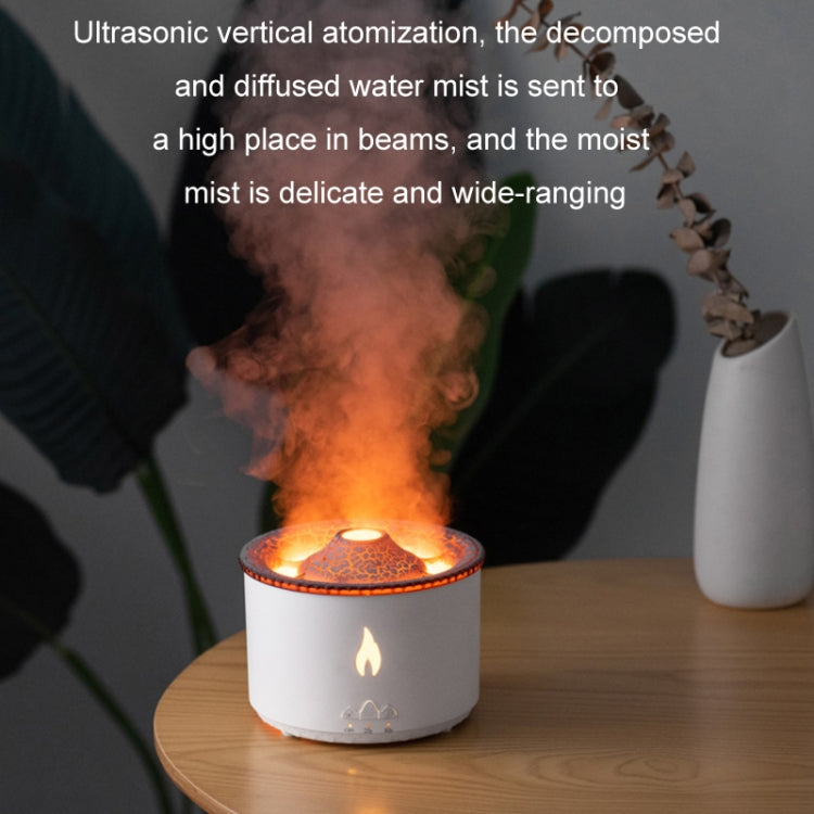 Volcanic Essential Oil Aroma Diffuser Ultrasonic Air Humidifier, Model: Two-color Remote Control(UK Plug) - Air Purifiers & Accessories by buy2fix | Online Shopping UK | buy2fix