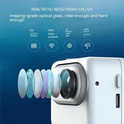 For Insta360 Go 3/Go 2 aMagisn Lens Filters Waterproof Filter, Spec: ND8+16+32+CPL - Len Accessories by aMagisn | Online Shopping UK | buy2fix