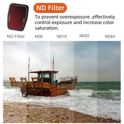 For DJI Air 3 RCSTQ Multi-Layer Coating Waterproof  Filter, Spec: ND4/8/16/32/64+UV+CPL 6 -in-1 - Mavic Lens Filter by RCSTQ | Online Shopping UK | buy2fix