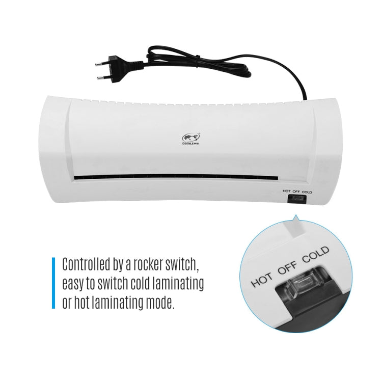 Osmile SL200 A4 Photo Cold and Hot Laminating Machine 340mm/min Speed UK Plug - Photo Film Covering Machine by Osmile | Online Shopping UK | buy2fix